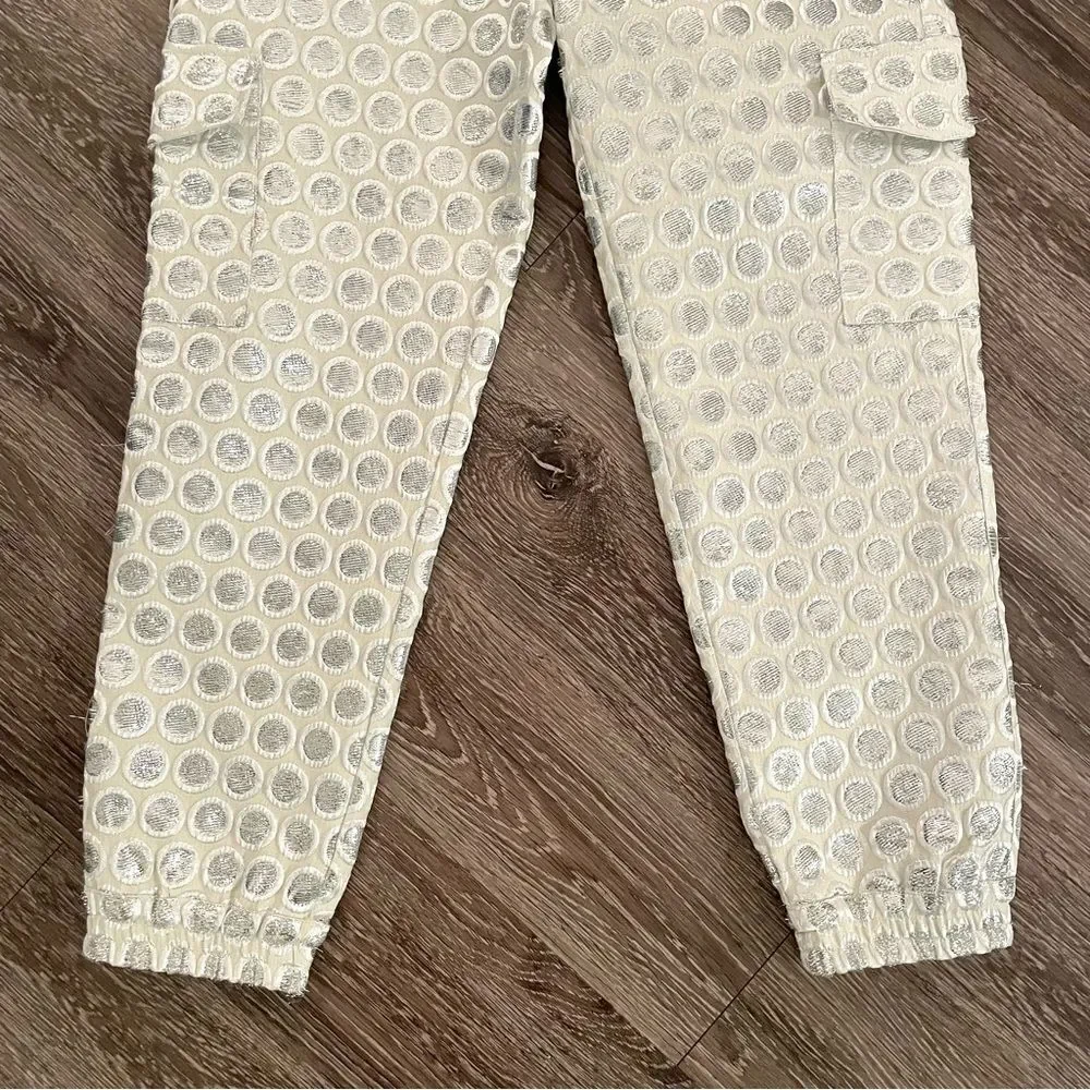 Anthropologie Jacquard Utility Joggers